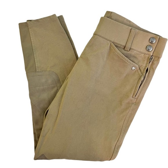 Ariat Pants - Ariat Breeches Womens Heritage Side Zip Riding Pants Equestrian Tan